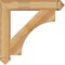 Ekena Millwork Westlake Arts & Crafts Rough Sawn Bracket, Western Red Cedar, 4"W x 26"D x 26"H BKT04X26X26WTL03RWR - alternate 3